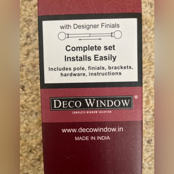 Brand new with box drapery Rod (Extendable) *NEW* - Picture 6 of 9